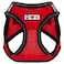 Pawtitas Reflective Mesh Puppy Dog Harness for Extra Extra Small Dogs Adjustable No Pull Fits Neck 8 in Chest 12 in XXS Red