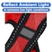 Pawtitas Reflective Mesh Puppy Dog Harness for Extra Extra Small Dogs Adjustable No Pull Fits Neck 8 in Chest 12 in XXS Red