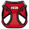 Pawtitas Reflective Mesh Puppy Dog Harness for Extra Extra Small Dogs Adjustable No Pull Fits Neck 8 in Chest 12 in XXS Red