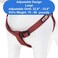 Pawtitas Solid Stepin Dog Harness Adjustable NoPull Vest for Puppies to Seniors Safe Comfortable L Marsala