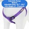 Pawtitas Solid Stepin Dog Harness Adjustable NoPull Vest for Puppies to Seniors Safe Comfortable M Purple