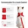 PetiFine Cat Harness and Leash SetEscape Proof Kitten Harness ReflectiveSoft Lightweight Puppy Harness for Walking and TravellingXXS Red