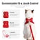 PetiFine Cat Harness and Leash SetEscape Proof Kitten Harness ReflectiveSoft Lightweight Puppy Harness for Walking and TravellingXXS Red
