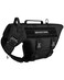 PETNANNY Tactical Dog Harness Service Dog Vest for Large Dogs Fully Body Coverage in Training Dog Harness with 2 Reflective Dog Patches Handle Hook and Loop Panels Dog MOLLE Vest Black L