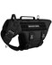 PETNANNY Tactical Dog Harness Service Dog Vest for Large Dogs Fully Body Coverage in Training Dog Harness with 2 Reflective Dog Patches Handle Hook and Loop Panels Dog MOLLE Vest Black L
