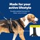 PetSafe EasySport Dog Harness Adjustable Padded Dog Harness with Control Handle and Reflective Piping Large Black