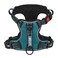 PoyPet No Pull Dog Harness No Choke Front Clip Reflective Dog Vest with Soft Padded Vertical Handle 3 Leash Attachments for Small Medium Large Dogs Tumalo TealXL