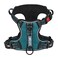 PoyPet No Pull Dog Harness No Choke Front Clip Reflective Dog Vest with Soft Padded Vertical Handle 3 Leash Attachments for Small Medium Large Dogs Tumalo TealXL
