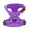 PoyPet No Pull Dog Harness No Choke Reflective Dog Vest Adjustable Pet Harnesses with Easy Control Padded Handle for Small Medium Large DogsPurple Matching TrimS