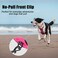 PoyPet No Pull Dog Harness Reflective Comfortable Vest Harness with Front Back 2 Leash Attachments and Easy Control Handle Adjustable Soft Padded Pet Vest for Small to Large Dogs PinkL