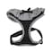 Puppia Vivien Dog Harness OvertheHead All Season Cute No Pull No Choke Walking Training Adjustable for Small Dog Black Small