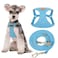 puppytie Puppytie Dog Harness with Multifunction Dog LeashSoft Adjustable No Choke Escape Proof Pet Harness Vest for Medium Dogs or Large DogsOcean BlueM