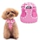 PUPTECK Dog Harness for Puppy and Small Sized Dogs Stepin No Pull Soft Mesh Vest Harness for Cats Small Pets Walking Pink New XS