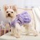 Kosiyi Purple Dog Harness and Leash Set Breathable Adjustable No Pull Harness for Small to Medium Dogs Chest 137173in