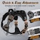 rabbitgoo Dog Harness for Large Dogs No Pull Tactical Service Pet Vest with Molle and Control Handle Adjustable and Reflective Military Harness for Easy Walking and Training Black XL