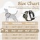 rabbitgoo Dog Harness Medium Sized No Pull Easy On Off with 3 Buckles Pet Harness Adjustable Soft Walking Vest with 2 Clips and Handle Reflective for Medium Dogs Beige M
