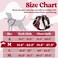 rabbitgoo Dog Harness Medium Sized No Pull Pet Harness with 3 Buckles Adjustable Soft Padded Vest with Control Handle Walking Reflective Pet Vest for Medium Dogs Red M