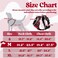 rabbitgoo Dog Harness Medium Sized No Pull Pet Harness with 3 Buckles Adjustable Soft Padded Vest with Control Handle Walking Reflective Pet Vest for Medium Dogs Red M