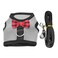 Rypet Small Animal Harness and Leash Soft Mesh Small Pet Harness with Safe Bell No Pull Comfort Padded Vest for Small Pet Gray S