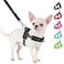 SlowTon No Pull Small Dog Harness and Leash Set Puppy Soft Vest Harness Neck Chest Adjustable Reflective Lightweight Harness AntiTwist Pet Lead Combo for Small Medium Dogs Black XS