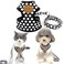 SMALLLEE_LUCKY_STORE SMALLLEELuckyStore New Soft Mesh Nylon Vest Pet Cat Small Medium Dog Harness Dog Leash Set Leads Black M