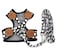 SMALLLEE_LUCKY_STORE SMALLLEELUCKYSTORE New Soft Mesh Nylon Vest Pet Cat Small Medium Dog Harness Dog Leash Set Leads Black S Chest95135Weight 265lbs