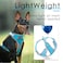 ThinkPet Reflective Breathable Soft Air Mesh No Pull Puppy Choke Free Over Head Vest Harness for Puppy Small Medium Dogs and Cats Light Blue Large