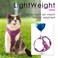 ThinkPet Reflective Breathable Soft Air Mesh No Pull Puppy Choke Free Over Head Vest Ventilation Harness for Puppy Small Medium Dogs and Cats PurpleXS