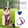 ThinkPet Reflective Breathable Soft Air Mesh No Pull Puppy Choke Free Over Head Vest Ventilation Harness for Puppy Small Medium Dogs and Cats PurpleXS