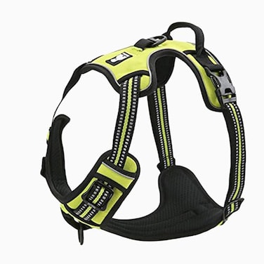 TRUE LOVE Adjustable NoPull Dog Harness Reflective Pup Vest Harnesses Comfortable Control Brilliant Colors TLH5651Neon YellowS