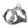 TRUE LOVE Dog Harness No Pull Nylon Reflective Pet Harness Adjustable Comfortable Control Stepin Brilliant Colors Truelove TLH56512 Gray
