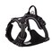 TRUE LOVE Dog Harness No Pull Nylon Reflective Pet Harness Adjustable Comfortable Control Stepin Brilliant Colors Truelove TLH56512 XS Black