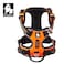 TRUE LOVE Truelove Dog Harness No Pull Nylon Reflective Pet Harness Adjustable Comfortable Control Stepin Brilliant Colors TLH56512 Orange