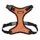 Best Pet Voyager Stepin Pet Harness All Weather Mesh Adjustable Step in Harness for Cats and Dogs by Supplies OrangeBlack Trim S
