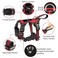 WINSEE Pet Harness Collar and Leash Set Allinone Reflective Dog Harness No Pull with Adjustable Buckles for Puppies Small Medium Large and ExtraLarge Dogs Large Red