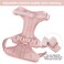 Wisedog No Pull Lightweight Dog Harness Adjustable Breathable Pet Vest Harness with Soft Comfortable Cushion for Small Medium Large Dogs L Gossamer Pink