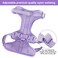 Wisedog No Pull Lightweight Dog Harness Adjustable Breathable Pet Vest Harness with Soft Comfortable Cushion for Small Medium Large Dogs S Lilac