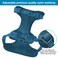 Wisedog No Pull Lightweight Dog Harness Adjustable Breathable Pet Vest Harness with Soft Comfortable Cushion for Small Medium Large Dogs XS Navy