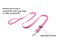 MANDAO 6FT 10FT Adjustable Dog Leash Nylon Dog Leashes for Medium Large Dogs 6FT Pink