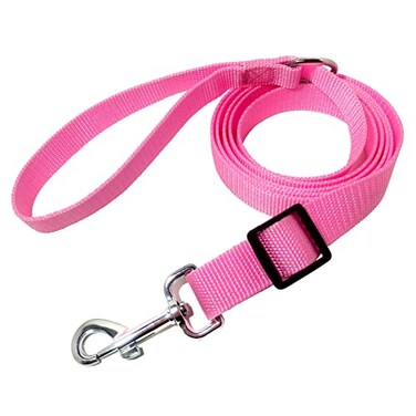 MANDAO 6FT 10FT Adjustable Dog Leash Nylon Dog Leashes for Medium Large Dogs 6FT Pink