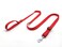 MANDAO 6FT Adjustable Dog Leash Nylon Dog Leashes for Medium Large Dogs Red