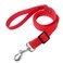 MANDAO 6FT Adjustable Dog Leash Nylon Dog Leashes for Medium Large Dogs Red