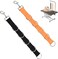 ASOCEA Dog Grooming Extension Strap Loops Extender Adjustable Pet Nylon Bathing Restraint Band with 5DRings Quick Release 2 Pack