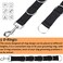 ASOCEA Dog Grooming Extension Strap Loops Extender Adjustable Pet Nylon Bathing Restraint Band with 5DRings Quick Release 2 Pack