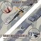 AUROTH Dog Leash Large Dogs Heavy Duty Dog Leash Bungee No Pull Leashes for Shock Absorption Grey Dog Training Leashes for Medium Large Breed Dogs 6FT45FT 2 Padded Handles