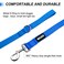 azuza 3 Pack Nylon Dog LeashesStrong Durable Basic Style Leash with Easy to Use Collar HookAvailable in Multiple Lengths for Large Dogs Royal BlueBlueGreen