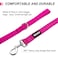 azuza 3 Pack Nylon Dog LeashesStrong Durable Basic Style Leash with Easy to Use Collar HookAvailable in Multiple Lengths for Small Dogs Hot PinkPinkPurple