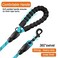 BARKBAY Dog Leashes for Large Dogs Heavy Duty Dog Leash 2 Pack 5 FT with Comfortable Padded Handle Highly Reflective Threads for Medium Large Dogs Walking Training Running 5FT12BlueBlack
