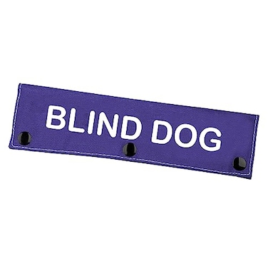 Zuo Bao Blind Awareness Dog Leash Wrap Blind Dog Leash Sleeve Social Distancing Dog Patch Blind Dog