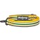 Blueberry Pet 3M Reflective Nylon Dog Leash with Soft Handle MultiColored Stripe Yellow Green Large